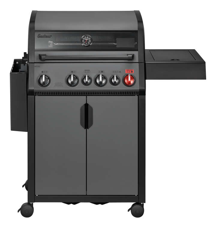 Enders Gasgrill Hyde 4 SIKR Turbo mit Wetterschutzhülle